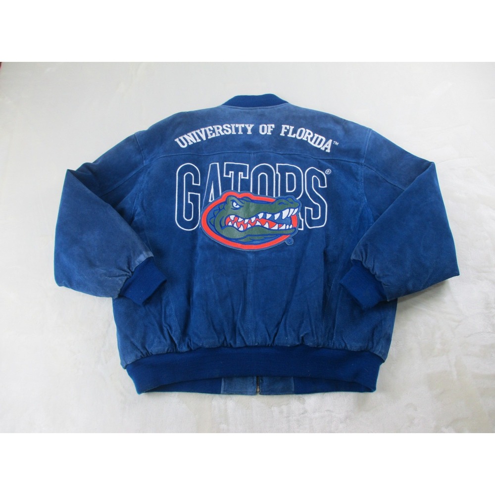 VINTAGE Florida Gators Jacket Mens 2XL XXL Blue UF Reversible Football NCAA*